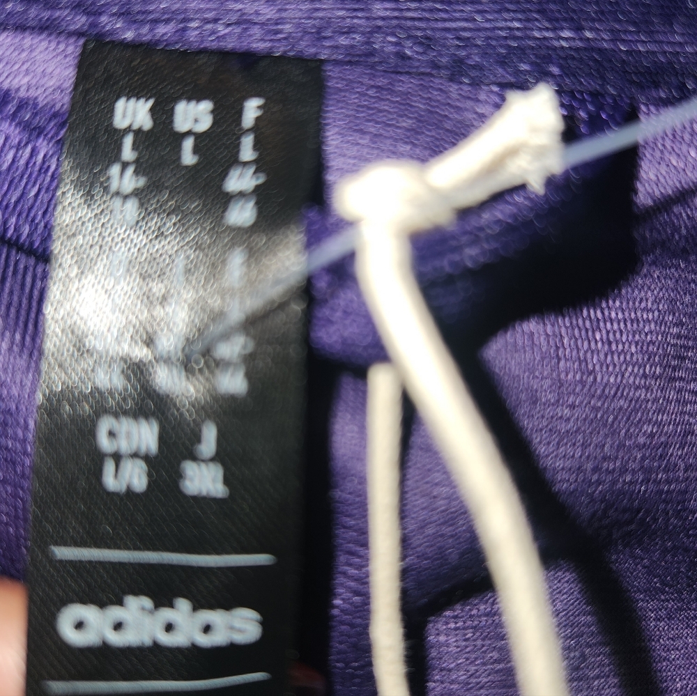 NWT Adidas Y2K Velour Glam Tracksuit Size Large - Picture 9 of 10